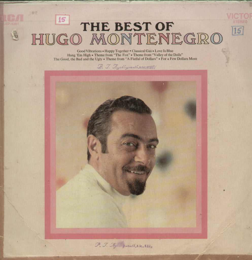 The Best of Hugo Montenegro - English Bollywood Vinyl LP