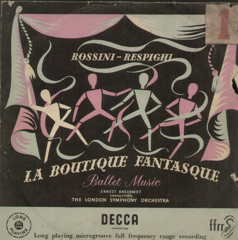 Rossini Respighi La Boutique Fantasque - English Bollywood Vinyl LP