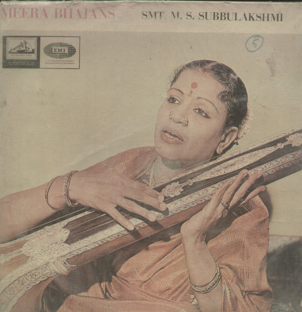 Meera Bhajans Smt. M.S. Subbulakshmi - Hindi Devotional Bollywood Vinyl LP