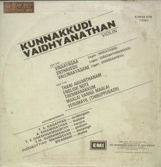 Kunnakkudi Vaidhyanathan - Instrumental Bollywood Vinyl LP