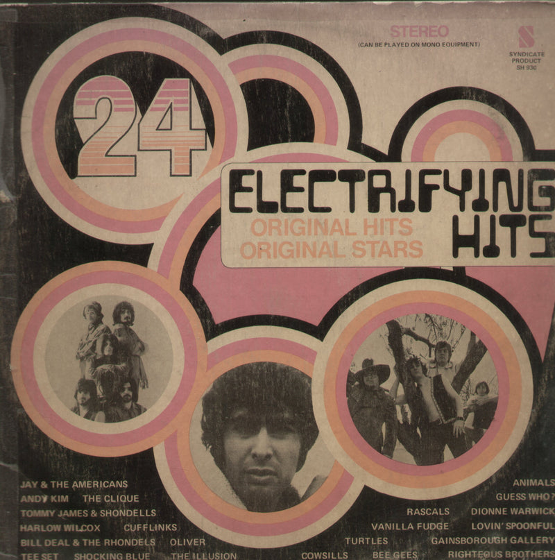 24 Electrifying Hits — LP vinyl record cover