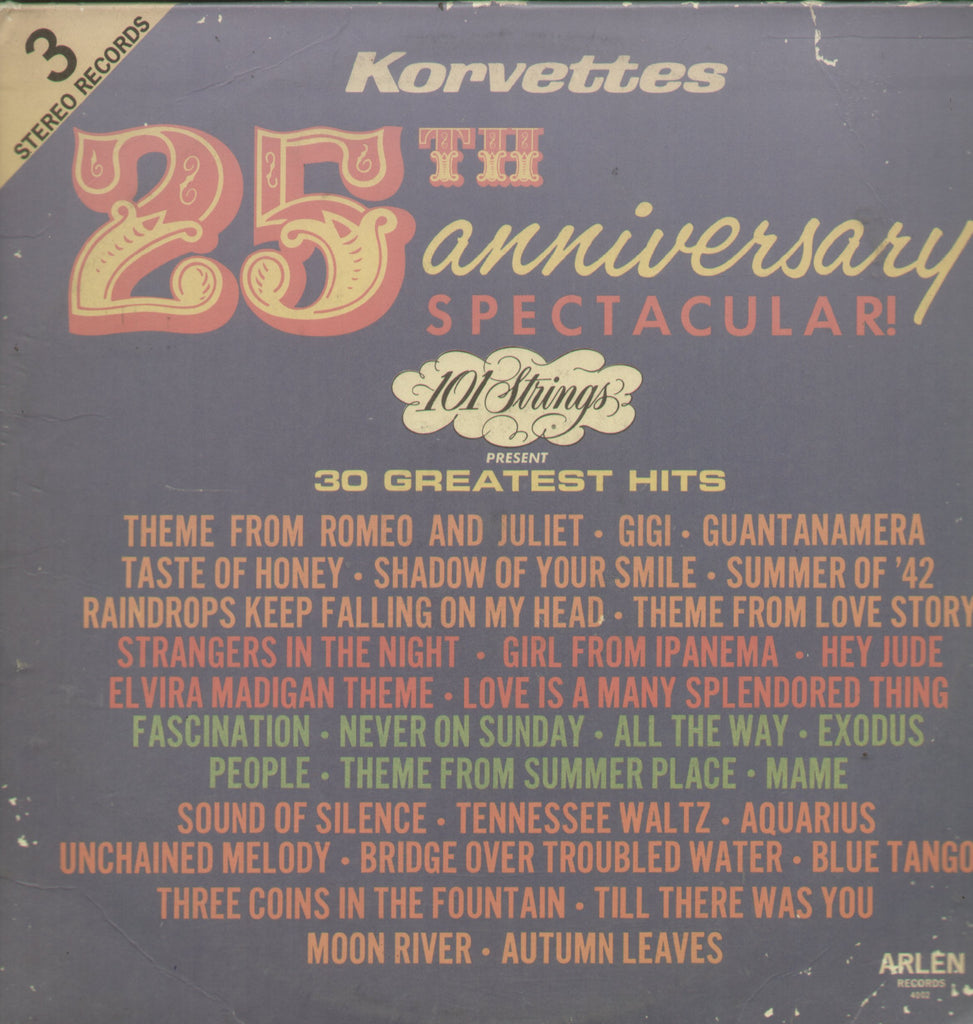 Korvettes 25Th Anniversary Spectacular - English Bollywood Vinyl LP - Dual LPs
