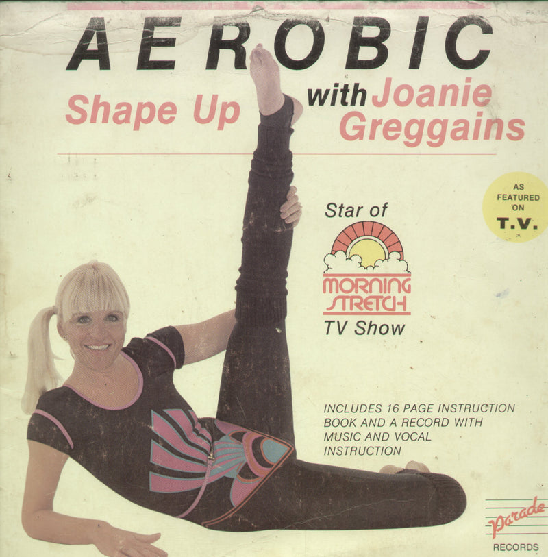 Aerobic Shape Up With Joanie Greggains — LP vinyl record cover