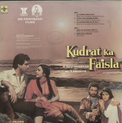 Kudrat Ka Faisla - Hindi Bollywood Vinyl LP