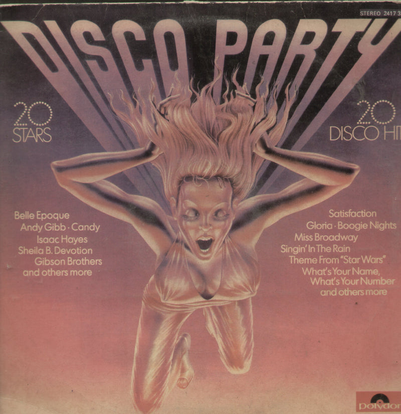 Discoparty — disco LP vinyl record cover