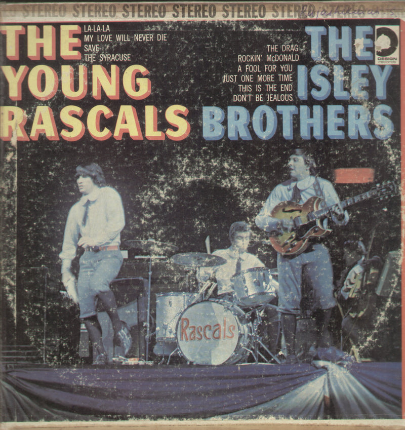 The Isley Brothers and The Young Rascals — LP vinyl record cover