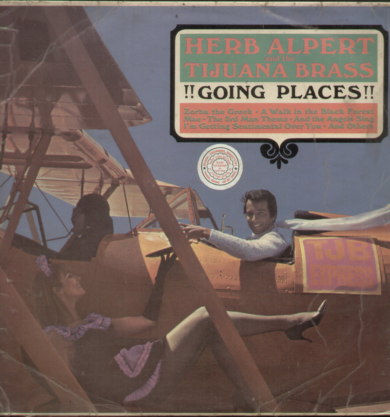 Herb Alpert And The Tijuana Brass Going Places — LP vinyl record cover