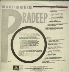 Hindi Film Hits of a Great Poet and a Singer Pradeep - Compilations Bollywood Vinyl LP