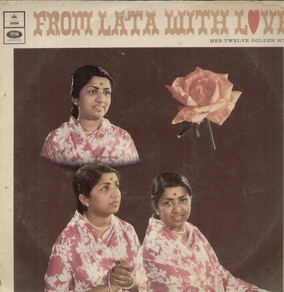 From Lata With Love Her 12 Golden Hits - Hindi Bollywood Vinyl LP