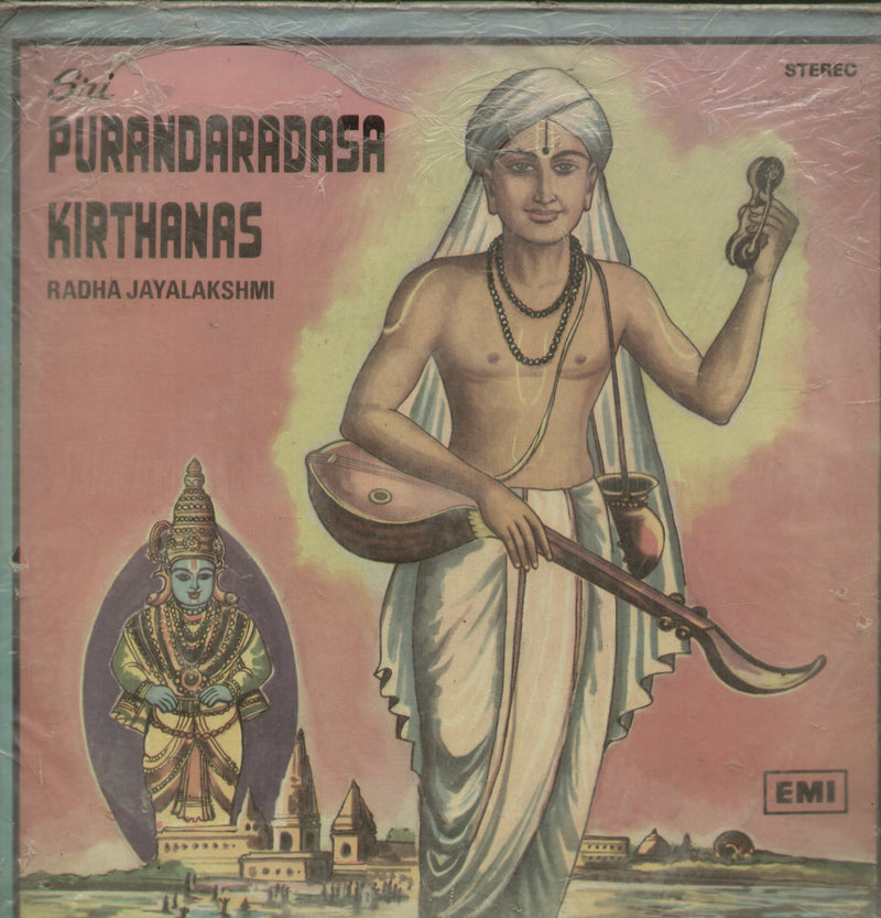Purandaradasa Kirthanas — devotional LP vinyl record cover
