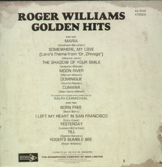 Roger Williams Golden Hits - English Bollywood Vinyl LP