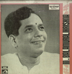 Carnatic Songs M. Balamuralikrishna - Classical Bollywood Vinyl LP