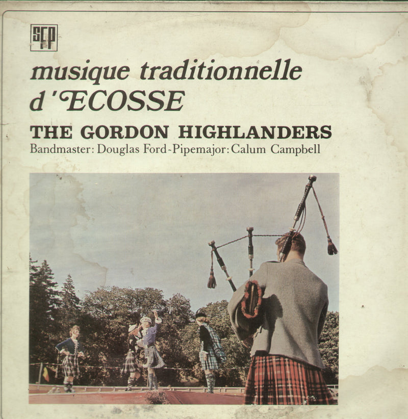 Musique Traditionnelle d' Ecosse The Gordon Highlanders — LP vinyl record cover