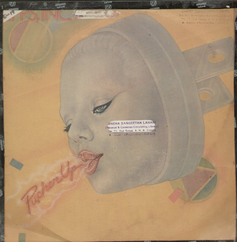 Lipps. Inc 82 Pucker Up — LP vinyl record cover