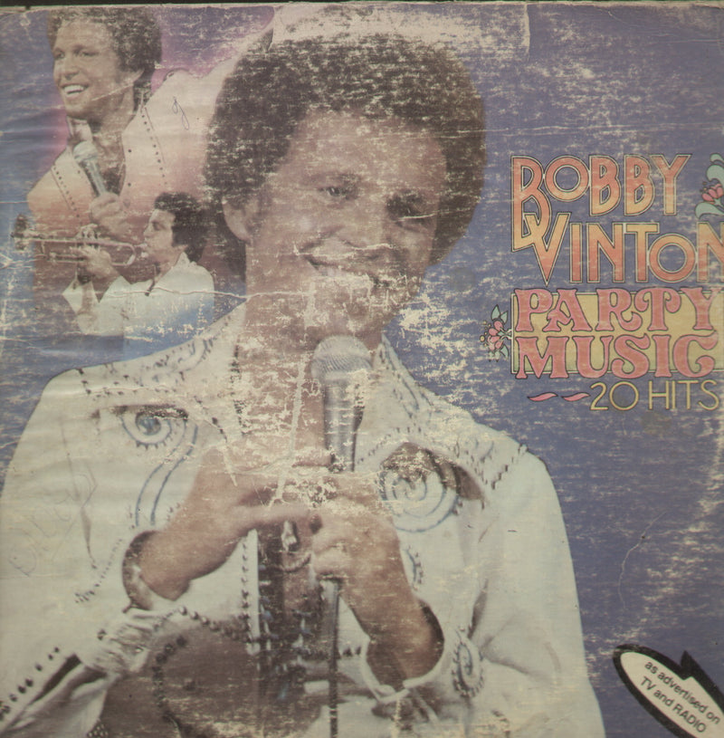 Bobby Vinton Party Music 20 Hits — LP vinyl record cover
