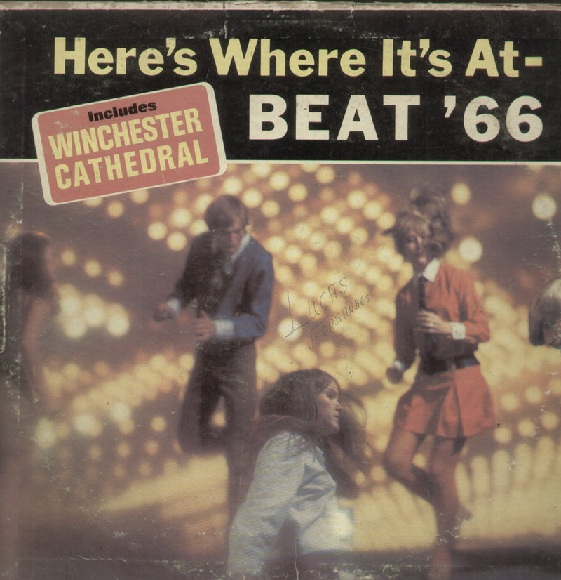 Here's Where It's At Beat 66 — LP vinyl record cover