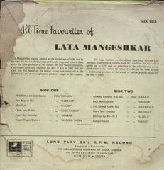 All Time Favourites of Lata Mangeshkar - Hindi Bollywood Vinyl LP