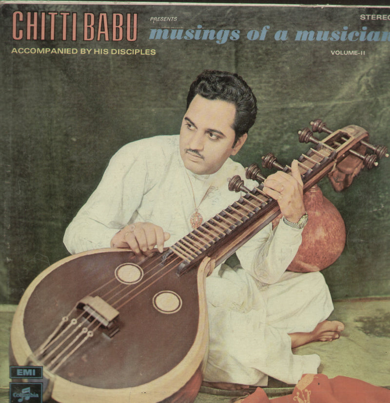 Chittibabu Musings of a Musician — instrumental LP vinyl record cover