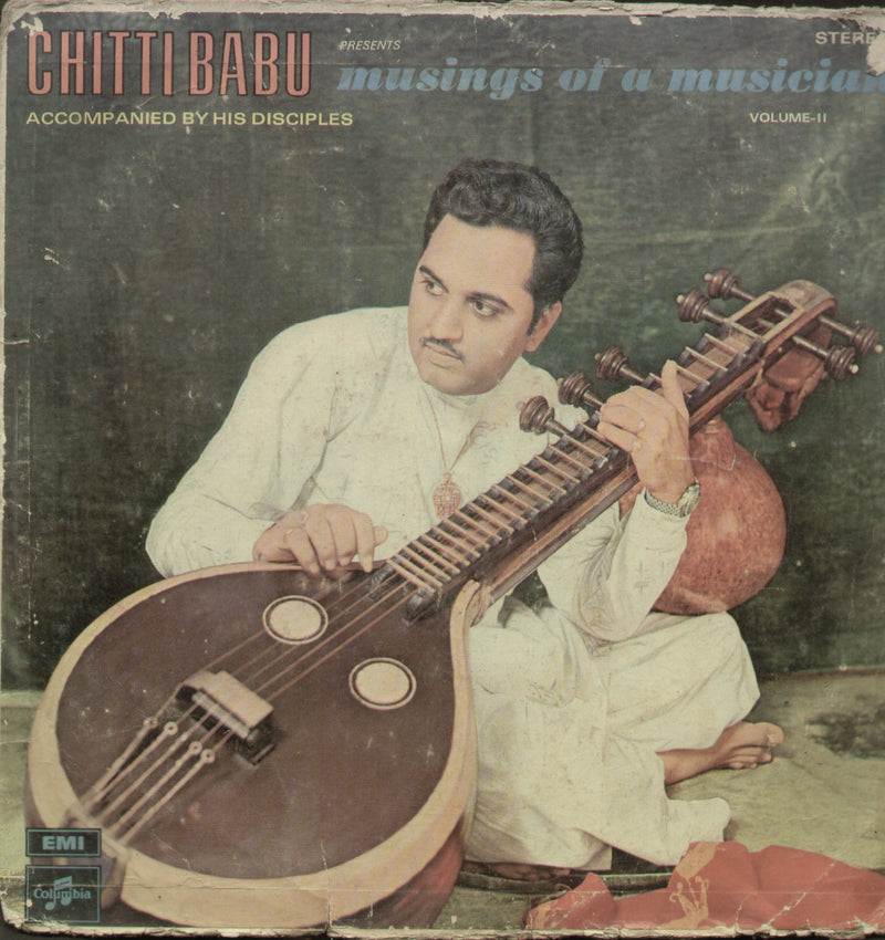 Chittibabu Musings of a Musician — instrumental LP vinyl record cover