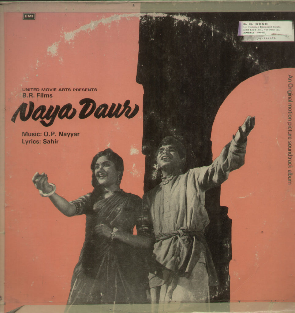 Naya Daur - Hindi Bollywood Vinyl LP