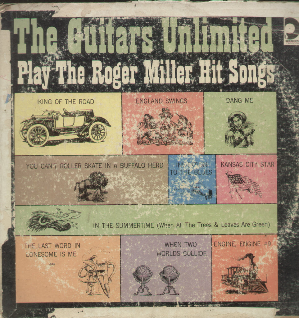 The Guitars Unlimited Play The Roger Miller Hit Songs - English Bollywood Vinyl LP