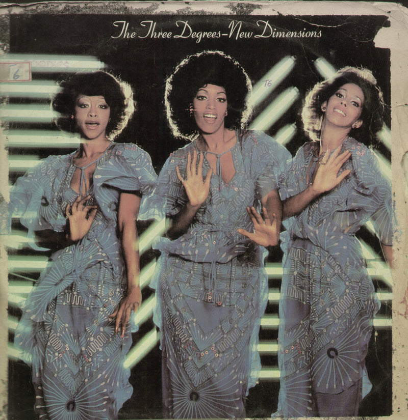 The Three Degrees New Dimensions — LP vinyl record cover