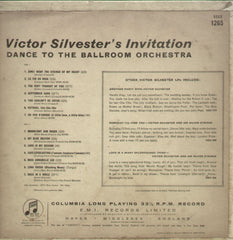 Victor Silvesters Invitation Dance To The Ballroom Orchestra - English Bollywood Vinyl LP
