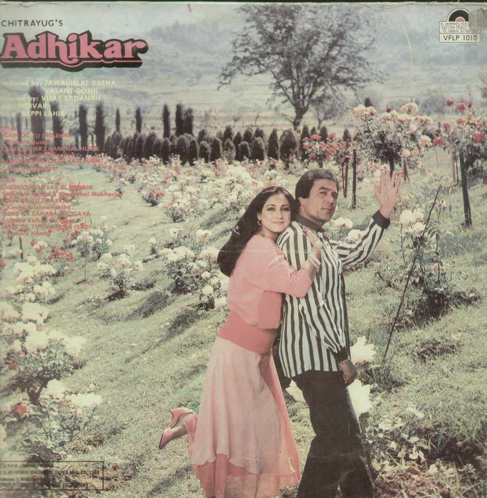 Adhikar Hindi Bollywood Vinyl LP BollywoodVinyl