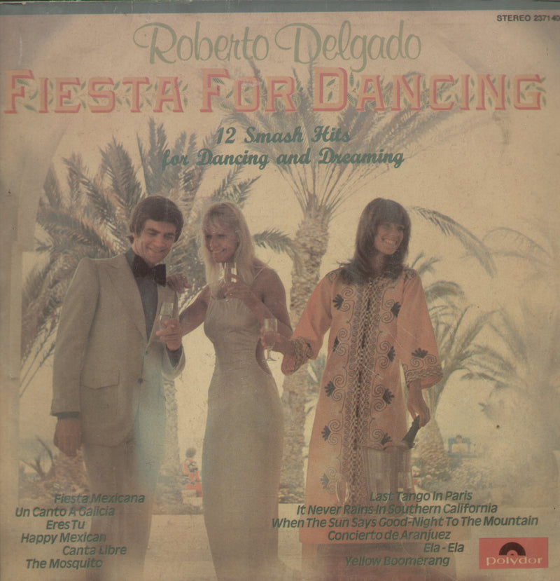 Roberto Delgado Fiesta For Dancing — LP vinyl record cover