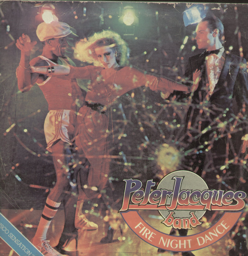 Peter Jacques Band Fire Night Dance — LP vinyl record cover