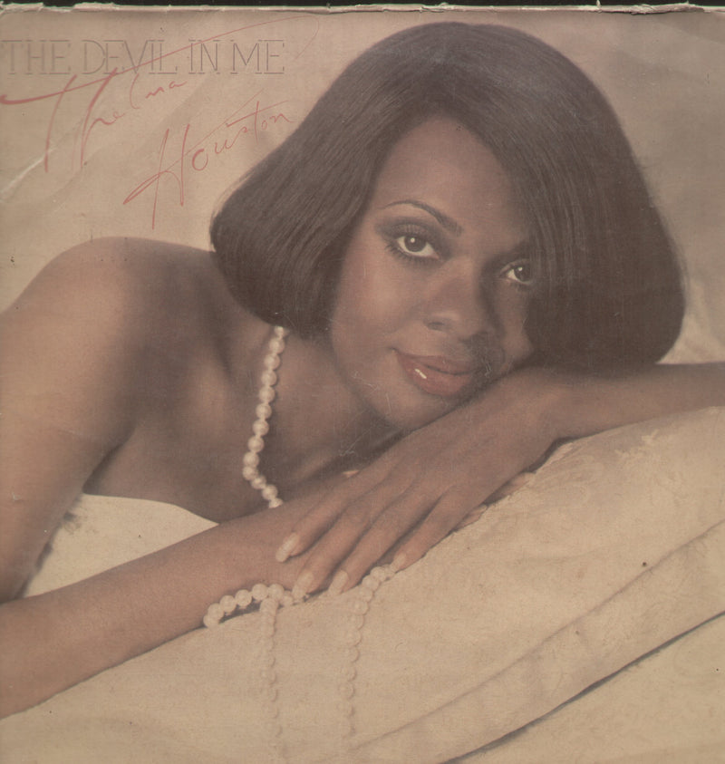 The Devil In Me Thelma Houston — LP vinyl record cover