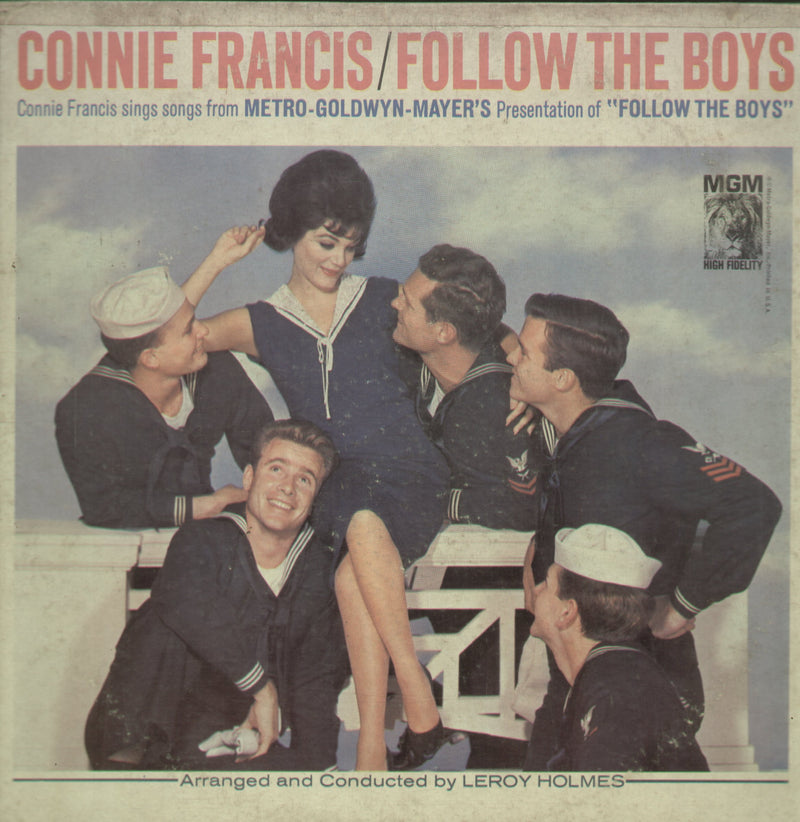 Connie Francis / Follow The Boys — LP vinyl record cover