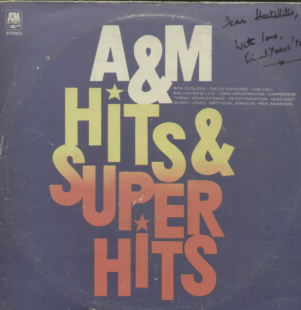 Hits and Super Hits - English Bollywood Vinyl LP
