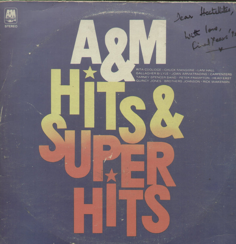 Hits and Super Hits — LP vinyl record cover