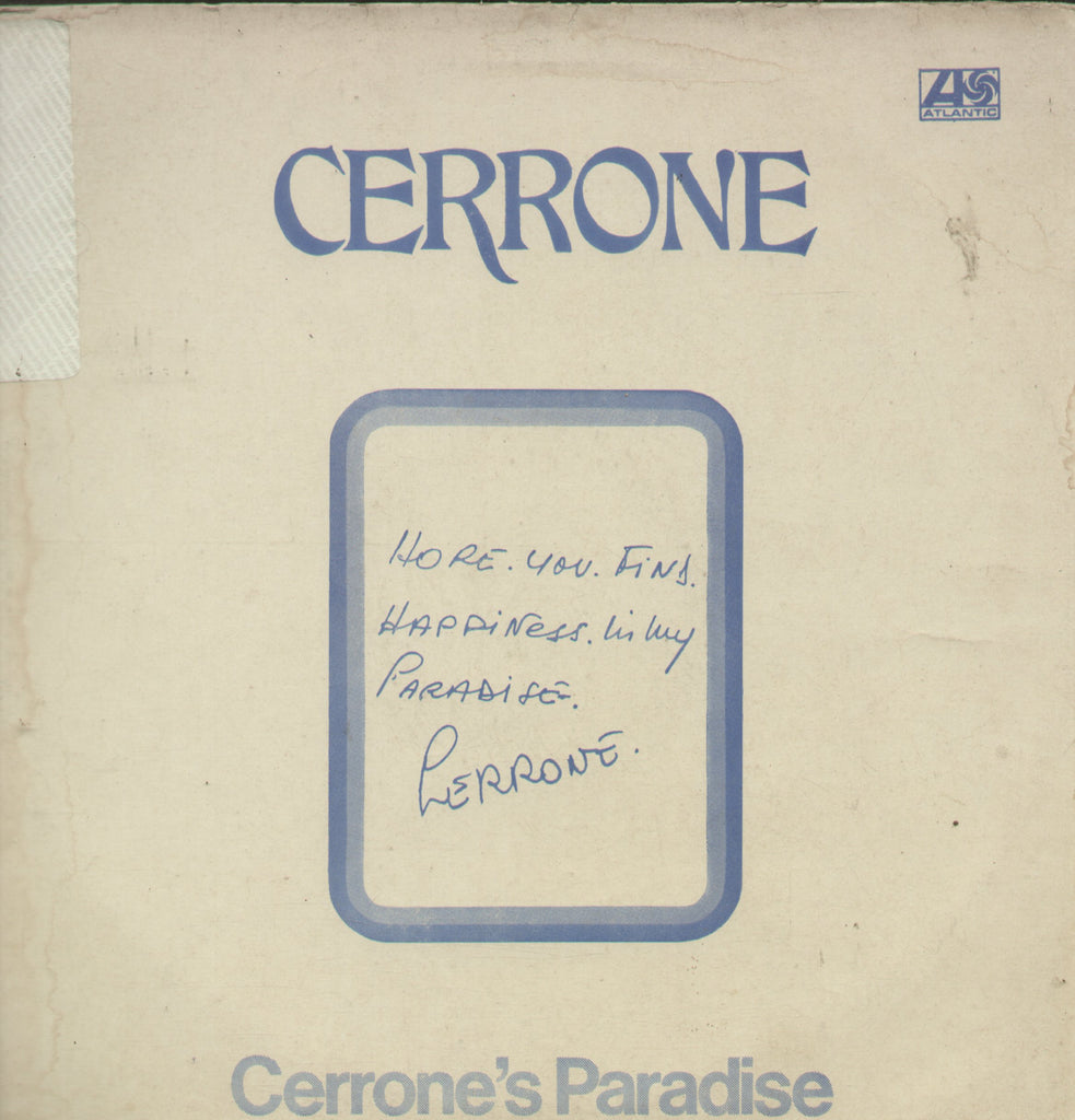 Cerrone  - English Bollywood Vinyl LP