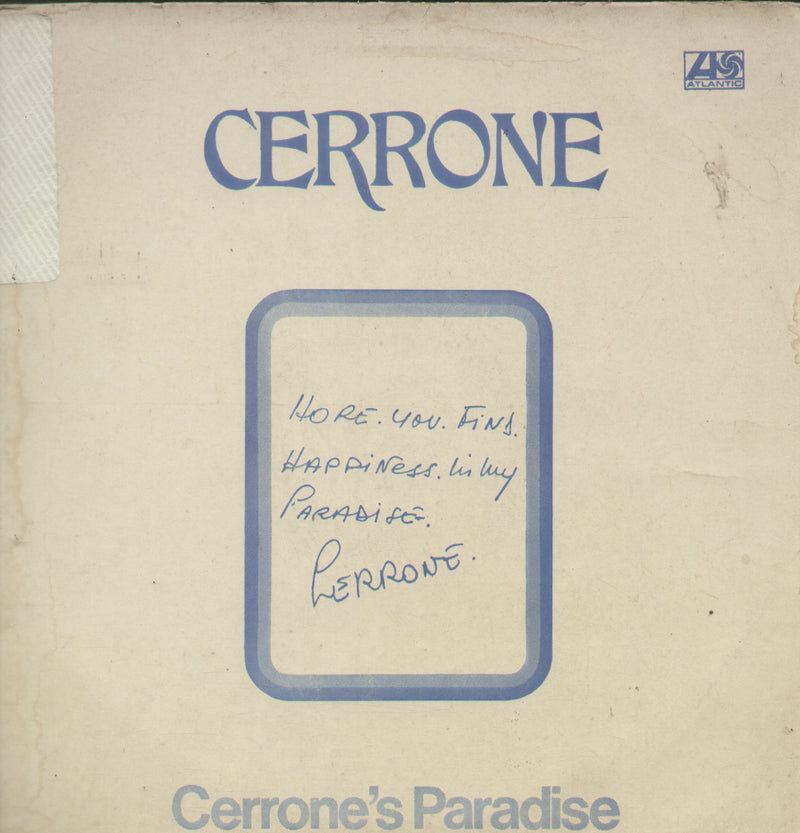 Cerrone — LP vinyl record cover