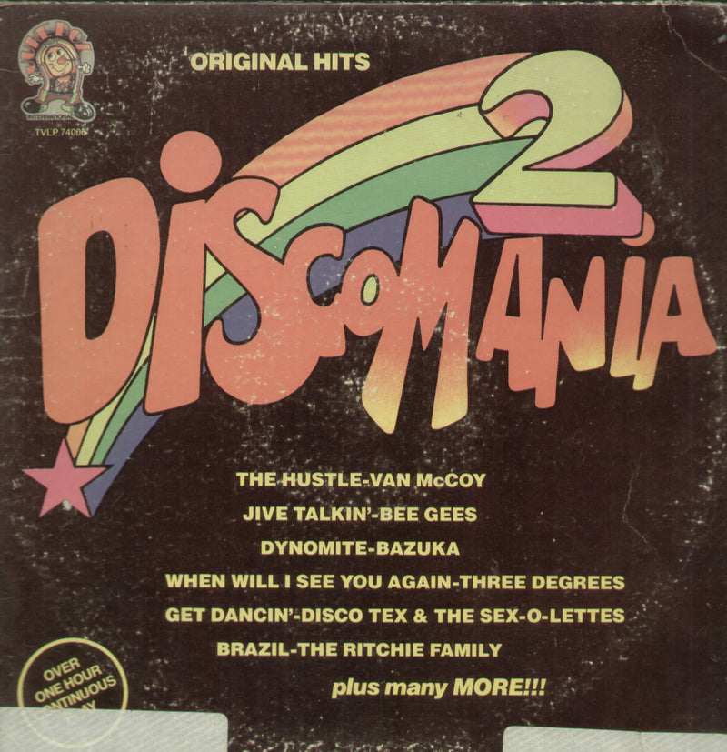 Disco Mania — disco LP vinyl record cover
