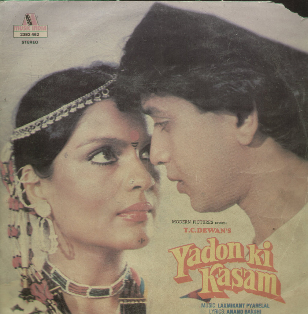 Yadon Ki Kasam - Hindi Bollywood Vinyl LP