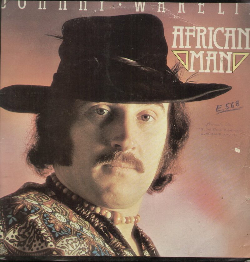 African Man Johnny Wakelin — LP vinyl record cover