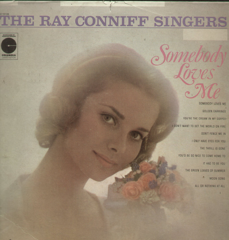 The Ray Conniff Singers Somebody Loves Me — LP vinyl record cover