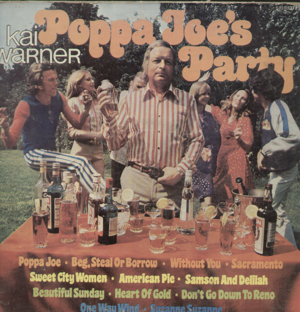 Kai Warner Poppa Joe's Party - English Bollywood Vinyl LP