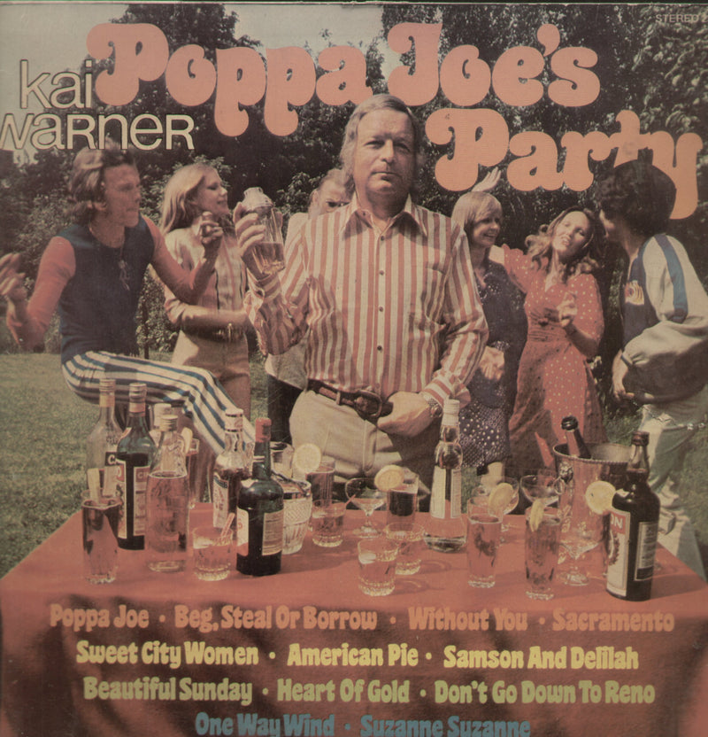 Kai Warner Poppa Joe's Party — pop LP vinyl record cover