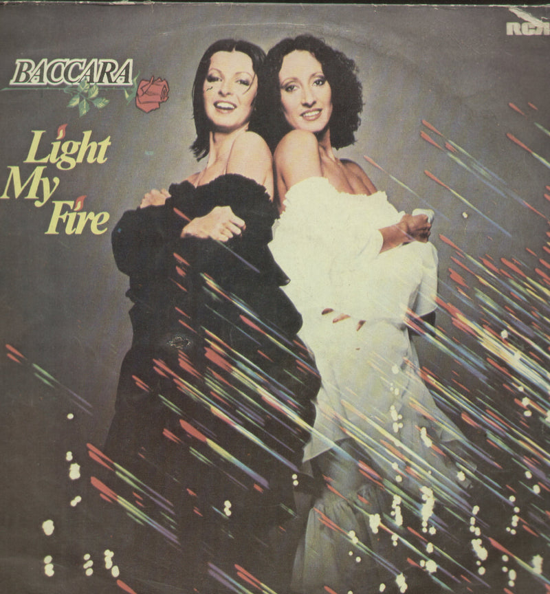 Baccara Light My Fire — LP vinyl record cover