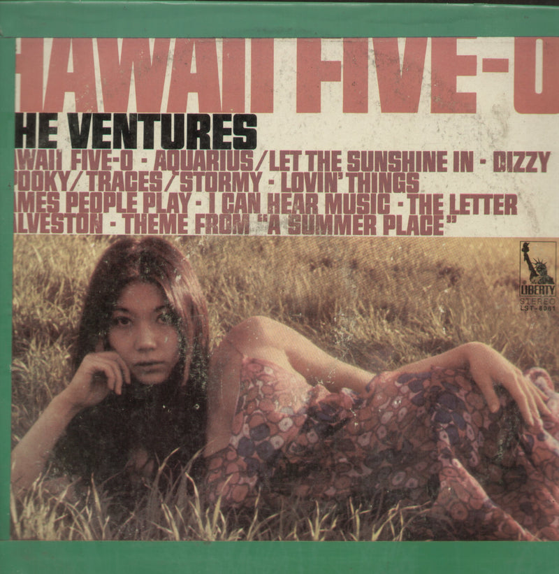 Hawaii Five The Ventures — LP vinyl record cover