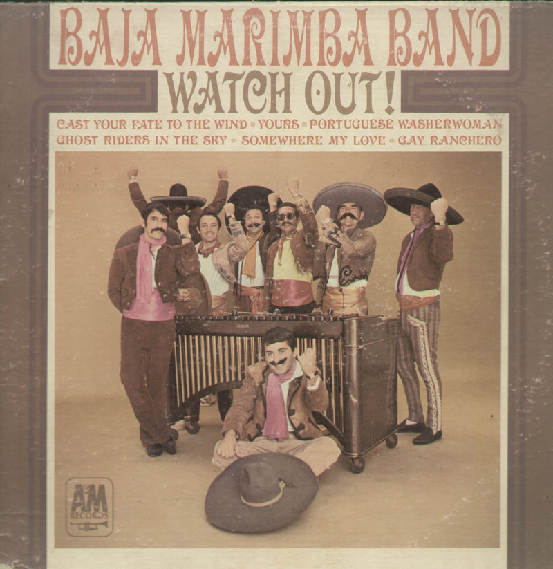 Baja Marimba Bano Watch Out — LP vinyl record cover