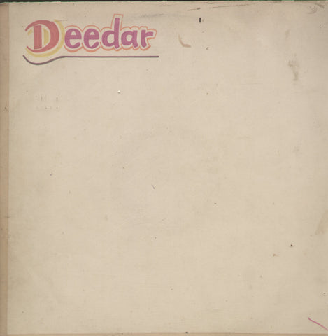 Deedar - Hindi Bollywood Vinyl LP