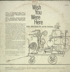 Hugo Winterhalter Wish You Were Here - English Bollywood Vinyl LP