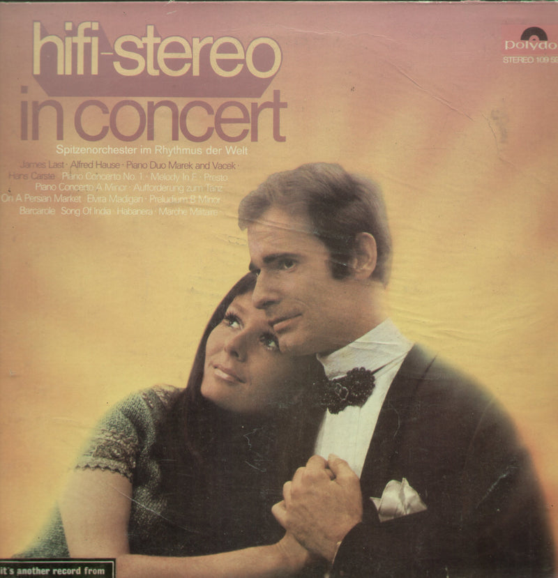 Hifi-Stereo In Concert Spitzenorchester Im Rhythmus Der Walt — LP vinyl record cover