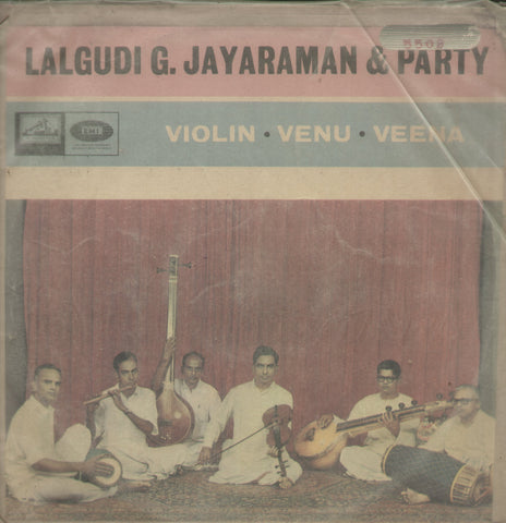 Lalgudi G. Jayaraman and Party - Instrumental Bollywood Vinyl LP