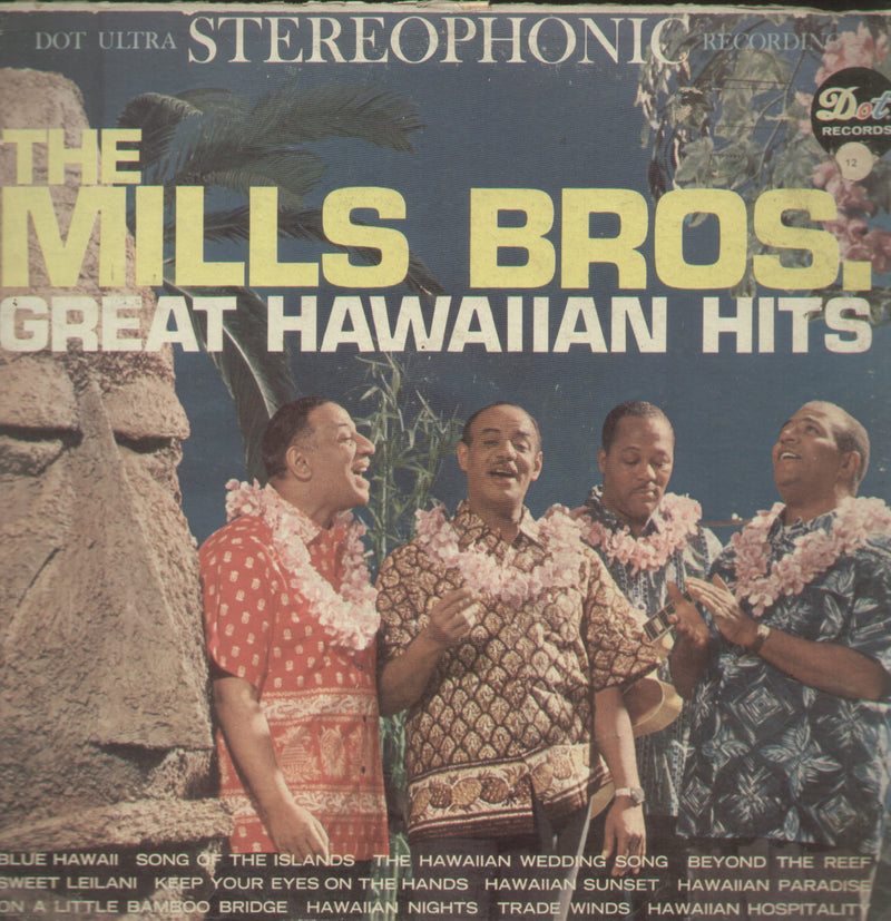 The Mills Bros Great Hawaiian Hits — LP vinyl record cover